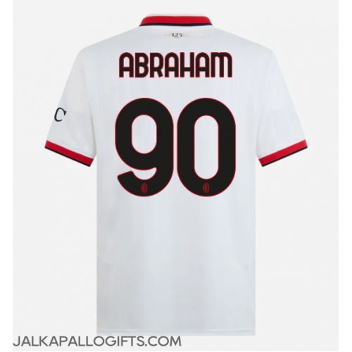 AC Milan Tammy Abraham #90 Vieraspaita 2024-25 Lyhythihainen